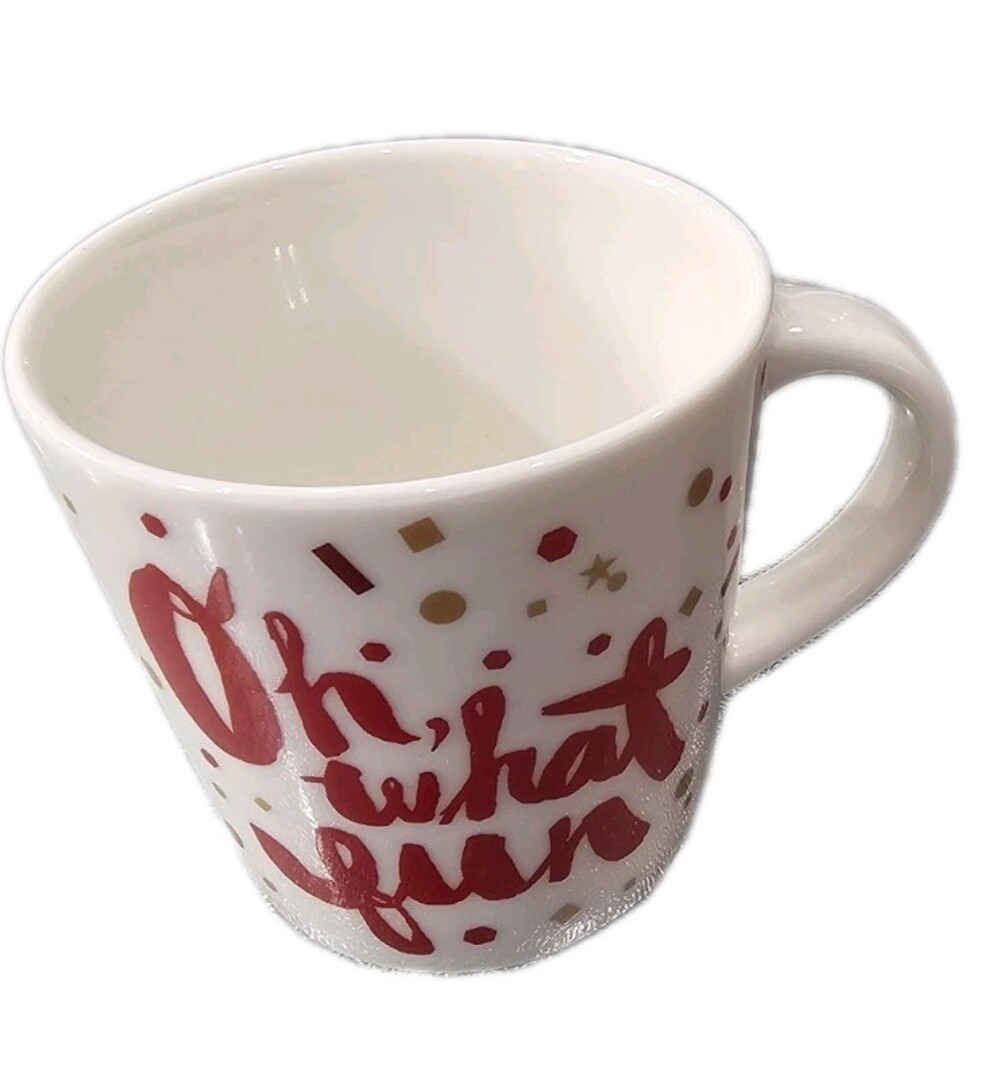 2014 Starbucks Espresso Cup Oh What Fun 3 fl oz Christmas Holiday with box